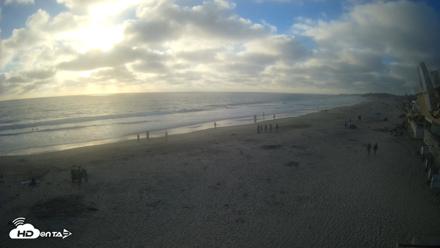 17th St. Del Mar Beach - 4K NW View Live Cam - Jul 5, 2026, 7:10pm PDT