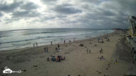 17th St. Del Mar Beach - 4K NW View Live Cam - May 23, 2026, 5:27pm PDT
