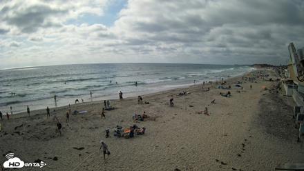 17th St. Del Mar Beach - 4K NW View Live Cam - May 23, 2026, 4:47pm PDT