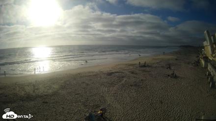 17th St. Del Mar Beach - 4K NW View Live Cam - Jul 6, 2026, 6:36pm PDT