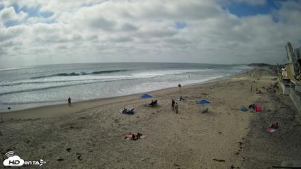 17th St. Del Mar Beach - 4K NW View Live Cam - May 21, 2026, 4:10pm PDT