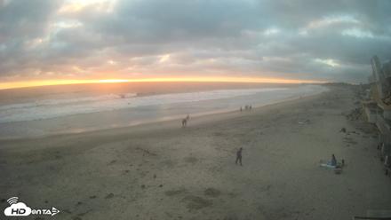 17th St. Del Mar Beach - 4K NW View Live Cam - Jun 19, 2026, 7:46pm PDT