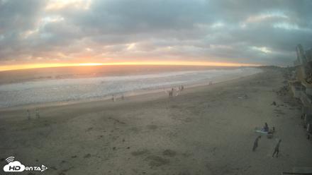 17th St. Del Mar Beach - 4K NW View Live Cam - Jun 19, 2026, 7:47pm PDT
