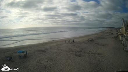 17th St. Del Mar Beach - 4K NW View Live Cam - Jul 1, 2026, 5:55pm PDT