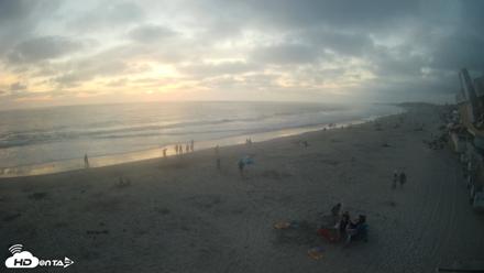 17th St. Del Mar Beach - 4K NW View Live Cam - Jul 4, 2026, 8:06pm PDT