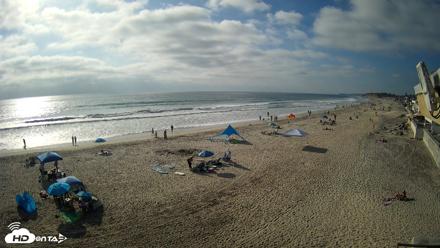 17th St. Del Mar Beach - 4K NW View Live Cam - May 9, 2026, 5:21pm PDT