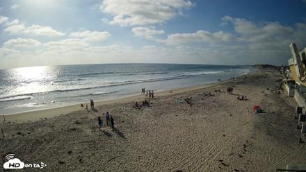 17th St. Del Mar Beach - 4K NW View Live Cam - May 22, 2026, 5:20pm PDT