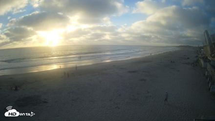 17th St. Del Mar Beach - 4K NW View Live Cam - Jul 5, 2026, 7:20pm PDT