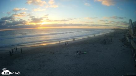 17th St. Del Mar Beach - 4K NW View Live Cam - Jun 20, 2026, 7:48pm PDT