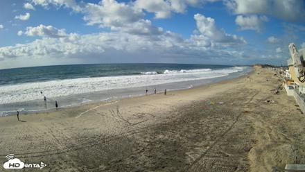 17th St. Del Mar Beach - 4K NW View Live Cam - Oct 12, 2026, 3:24pm PDT