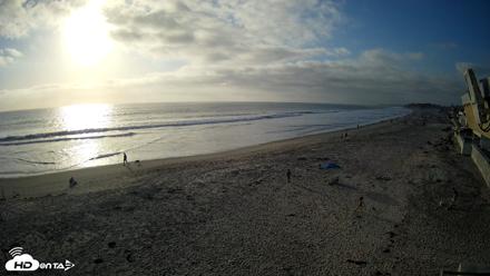 17th St. Del Mar Beach - 4K NW View Live Cam - May 21, 2026, 6:27pm PDT