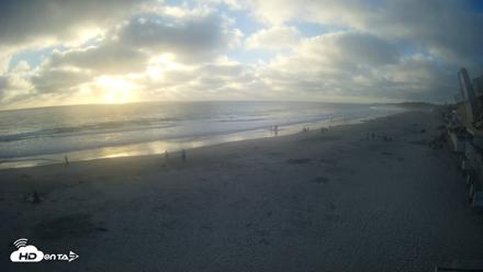 17th St. Del Mar Beach - 4K NW View Live Cam - Jul 5, 2026, 7:17pm PDT