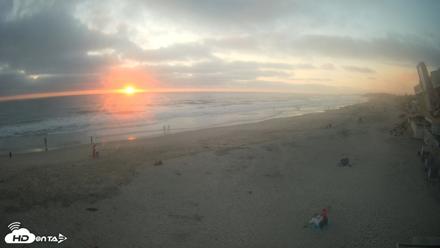 17th St. Del Mar Beach - 4K NW View Live Cam - Jul 6, 2026, 7:57pm PDT
