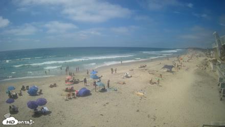 17th St. Del Mar Beach - 4K NW View Live Cam - Jun 12, 2026, 2:58pm PDT