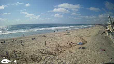 17th St. Del Mar Beach - 4K NW View Live Cam - May 15, 2026, 4:04pm PDT
