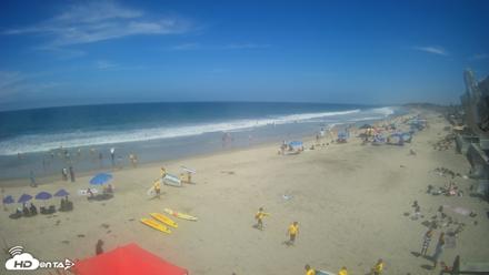 17th St. Del Mar Beach - 4K NW View Live Cam - Jul 3, 2026, 11:07am PDT