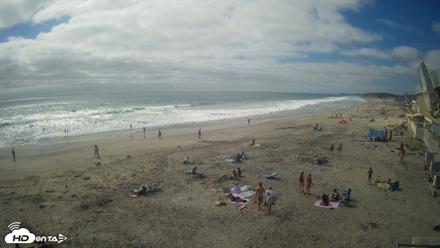 17th St. Del Mar Beach - 4K NW View Live Cam - Jun 17, 2026, 4:05pm PDT