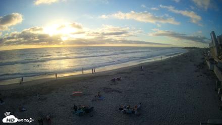 17th St. Del Mar Beach - 4K NW View Live Cam - Jun 21, 2026, 7:28pm PDT
