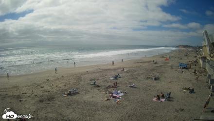 17th St. Del Mar Beach - 4K NW View Live Cam - Jun 17, 2026, 4:05pm PDT