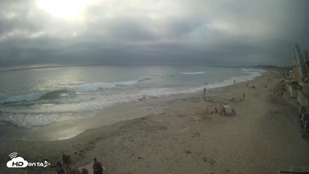 17th St. Del Mar Beach - 4K NW View Live Cam - Jun 12, 2026, 6:17pm PDT