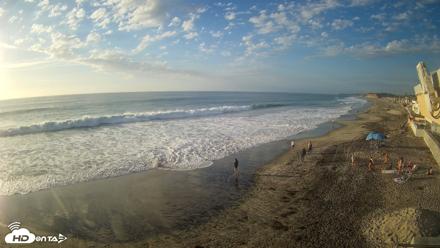 17th St. Del Mar Beach - 4K NW View Live Cam - Oct 20, 2026, 5:18pm PDT