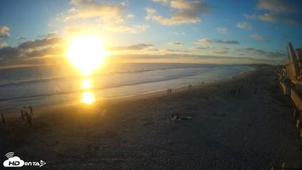17th St. Del Mar Beach - 4K NW View Live Cam - Jun 20, 2026, 7:42pm PDT