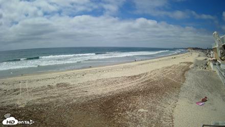 17th St. Del Mar Beach - 4K NW View Live Cam - May 7, 2026, 2:42pm PDT