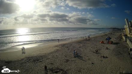 17th St. Del Mar Beach - 4K NW View Live Cam - Jun 7, 2026, 6:12pm PDT