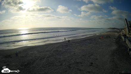 17th St. Del Mar Beach - 4K NW View Live Cam - Jun 2, 2026, 6:22pm PDT