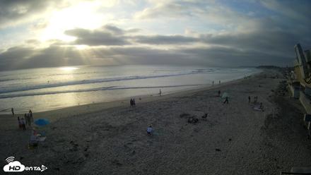 17th St. Del Mar Beach - 4K NW View Live Cam - Jun 4, 2026, 6:57pm PDT