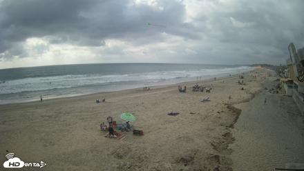 17th St. Del Mar Beach - 4K NW View Live Cam - May 16, 2026, 4:59pm PDT