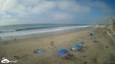 17th St. Del Mar Beach - 4K NW View Live Cam - Oct 8, 2026, 3:04pm PDT