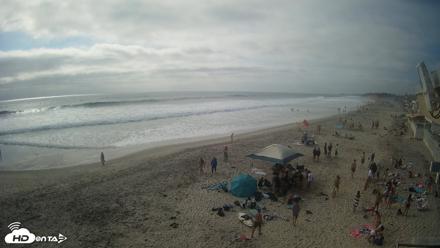 17th St. Del Mar Beach - 4K NW View Live Cam - Jun 5, 2026, 5:04pm PDT