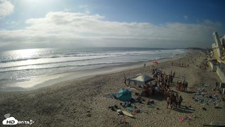 17th St. Del Mar Beach - 4K NW View Live Cam - Jun 5, 2026, 5:23pm PDT