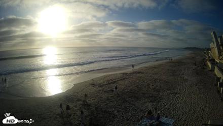 17th St. Del Mar Beach - 4K NW View Live Cam - Jun 9, 2026, 6:55pm PDT