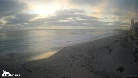 17th St. Del Mar Beach - 4K NW View Live Cam - Jun 11, 2026, 8:04pm PDT