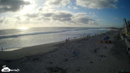17th St. Del Mar Beach - 4K NW View Live Cam - Jun 7, 2026, 6:14pm PDT