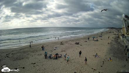 17th St. Del Mar Beach - 4K NW View Live Cam - May 23, 2026, 5:29pm PDT