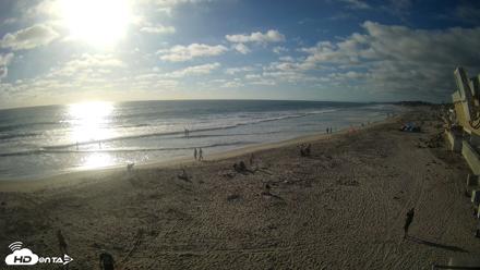 17th St. Del Mar Beach - 4K NW View Live Cam - Jun 20, 2026, 6:23pm PDT