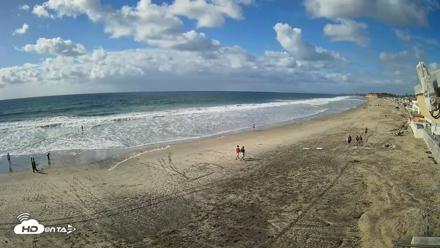 17th St. Del Mar Beach - 4K NW View Live Cam - Oct 12, 2026, 3:24pm PDT