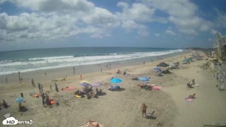 17th St. Del Mar Beach - 4K NW View Live Cam - Jun 30, 2026, 2:42pm PDT