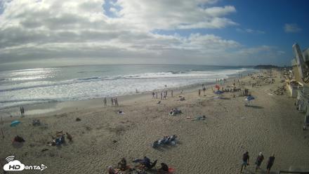 17th St. Del Mar Beach - 4K NW View Live Cam - Jun 28, 2026, 5:07pm PDT