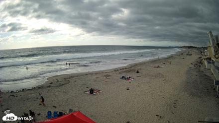 17th St. Del Mar Beach - 4K NW View Live Cam - May 25, 2026, 5:24pm PDT