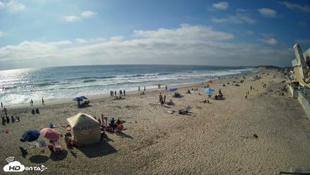 17th St. Del Mar Beach - 4K NW View Live Cam - May 10, 2026, 4:40pm PDT