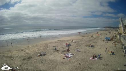 17th St. Del Mar Beach - 4K NW View Live Cam - Jun 17, 2026, 4:06pm PDT