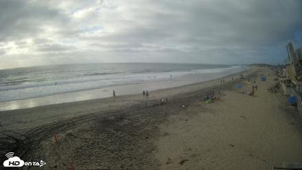 17th St. Del Mar Beach - 4K NW View Live Cam - Sep 14, 2026, 5:19pm PDT