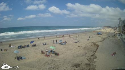 17th St. Del Mar Beach - 4K NW View Live Cam - May 16, 2026, 1:49pm PDT