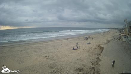 17th St. Del Mar Beach - 4K NW View Live Cam - May 16, 2026, 5:53pm PDT