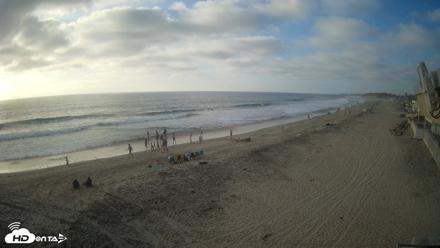 17th St. Del Mar Beach - 4K NW View Live Cam - Sep 24, 2026, 5:20pm PDT