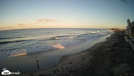 17th St. Del Mar Beach - 4K NW View Live Cam - Oct 27, 2026, 7:46am PDT
